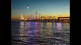 Pleasure Pier Galveston Tx Night visit!