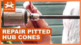 How to easily repair damaged and pitted hub cones in 2 simple steps