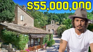 Inside Johnny Depp’s $55,000,000 French Village Home