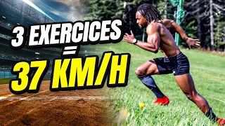 3 EXERCICES pour courir plus vite (exercice en extérieur sans musculation)