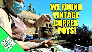 Ep332: WE FOUND THESE AMAZING OLD COPPER POTS AT A LOCAL GARAGE SALE!
