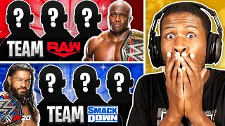 WWE 2K20 - 4 RAW SUPERSTARS vs 4 SMACKDOWN SUPERSTARS!