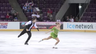 2015 ISU Jr. Grand Prix- Colorado Springs Pairs Free Skate Elena IVANOVA / Tagir KHAKIMOV RUS