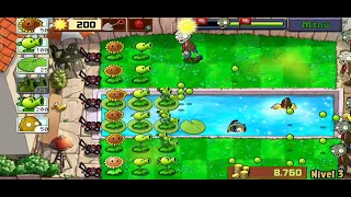 jugando plantas VS zombies 1 capítulo 6