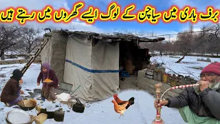 Life in Winter At Village Of Siachen Mountain | Life in Snowfall | Extreme Cold Weather | Baltistan