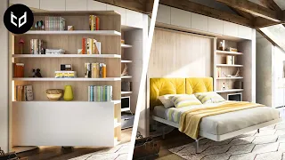 INCREDIBLE Space Saving Furniture - Murphy Bed Ideas ➤ 3