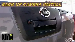 Back Up Camera Install 2005 to 2021 NISSAN Frontier