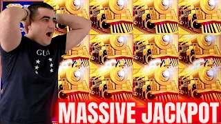 All Aboard Slot MASSIVE HANDPAY JACKPOT - Casino Mega Wins