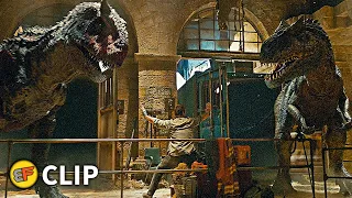 Panic at the Dino Market Scene | Jurassic World Dominion (2022) Movie Clip HD 4K