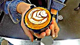 ☕️ 1 Hour Of Pure Barista Latte Art Training Compilation Satisfying Chill Jazz Hip Hop Lo fi Coffee