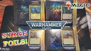 WHAT WAS WOTC THINKING?  SURGE FOIL WARHAMMER 40,000 COMMANDER DECKS Universes Beyond