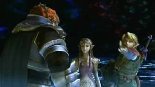 SSBB - The Subspace Emissary - 98 Link and Zelda Put Ganondorf to Action HD