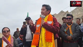 Ladakh's development to Shri Tashi Gyalson, BJP Candidate from Ladakh for Lok Sabha 2024.