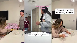 Quickly Hide Something From Bf/ Fiancé And See What He Does Tiktok Compilation