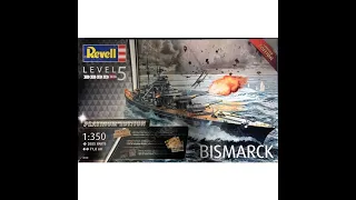 Revell USA 1:350 Battleship Bismarck Platinum Edition