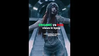 Organic views vs paid views in kpop #shorts #kpopidol #kpop