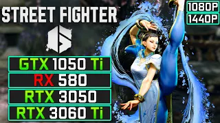 Street Fighter 6 Game Test: GTX 1050 Ti, RX 580, RTX 3050, and RTX 3060 Ti Performance Analysis