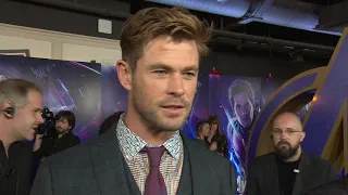 CHRIS HEMSWORTH at the Avengers: Endgame UK premiere