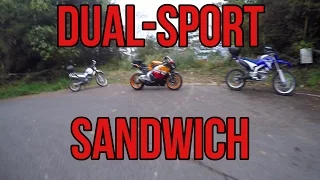 Dual sport sandwich FIX (Kansai Rider Japan Motovlog 147)