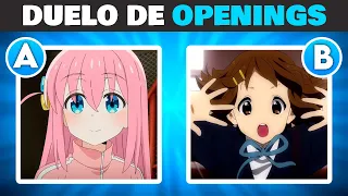 DUELO DE OPENINGS ANIME 🥊🧐 ELIGE 1 OPENING ANIME | TRIVIA ANIME OTAKU ✅