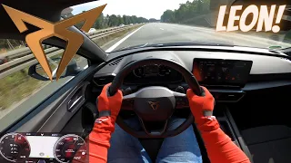 CUPRA VZ TOP SPEED DRIVE ON GERMAN AUTOBAHN