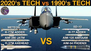 2020's Planes & Missiles (GR) vs 1990's Planes & Missiles (Core Game): BVR Battle | DCS