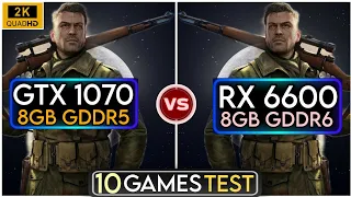GTX 1070 vs RX 6600 | 10 Games Test | Which Is Real Game Changer ?