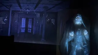 Halloween Illusion 3-D prop "Macabre Manor"  using AtmosFX products and projector