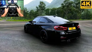 BMW M4 GTS - Forza Horizon 5 | Driving Like A Boss | Steering Wheel Gameplay [4K 60FPS]