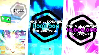 Every PLS DONATE Donation Effect ($1 - $10,000,000)