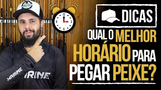 QUAL O MELHOR HORÁRIO PARA PEGAR PEIXE??? (DICA)