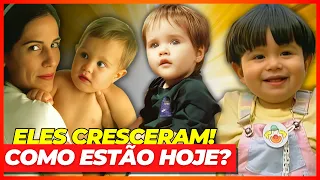 ANTES E AGORA DOS 20 BEBÊS DAS NOVELAS COM IDADE E APARÊNCIA ATUAL!