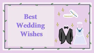 Best Wedding Wishes eCard / Best Wedding Wishes Message / Congratulations on your wedding #wedding