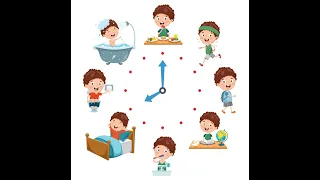 Daily routines - Распорядок дня - Английский для детей