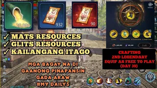 MIR4 - Dailys na di pinapansin + (Day 39) 2nd Legendary crafting as free to play