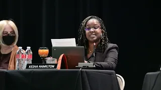 Kesha Hamilton speaks at Jackson School Board meeting in defense of 'whiteness' remarks