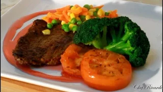 Valentines Special Dinner Steak & Vegetables Recipe | Recipes By Chef Ricardo