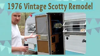 Vintage 1976 Scotty Camper at TearJerkers Teardrop Rally