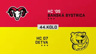 44.kolo HC 05 Banská Bystrica - HC 07 Detva HIGHLIGHTS