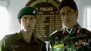 test of a junior officer by commanding officer.lakshya movie scene