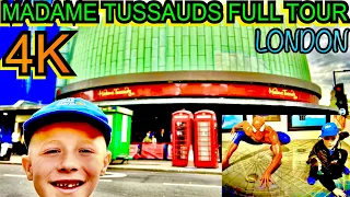 Logans FULL TOUR of MADAME TUSSAUDS in LONDON - May 2022 - Complete walkthrough in 4K - With names