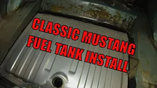 How to install fuel tank in your classic Ford Mustang - Alf's Mustang Garage