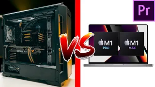 PC vs M1 Max For Video Editing in Premiere Pro | Which Should you get?