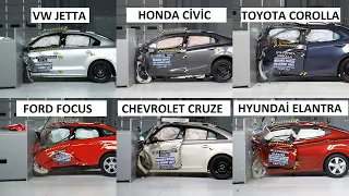 VW JETTA, HONDA CİVİC, TOYOTA COROLLA | C SINIFI OTOMOBİLLERİN KAZA TEST SONUÇLARI