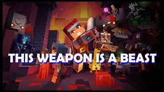 THIS IS THE BEST MELEE WEAPON FOR BEGINNERS - Minecraft Dungeons