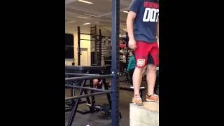 10 min Max boxjumps step down