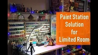 Building a DIY Mini Paint Station with HobbyZone Modular Workshop System and Ordinary Shelf