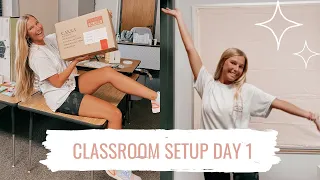 CLASSROOM SETUP DAY 1: first year teacher edition || lifewlittlelearners