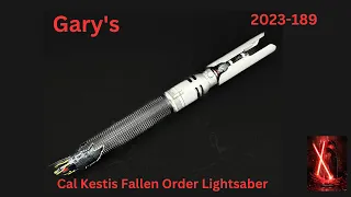 Gary's 89 Sabers "Fallen v3" Cal Kestis Neopixel Lightsaber with Proffie