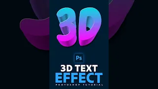 Make 3D Text in Adobe Photoshop